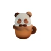 Creative panda night light Cake Kingdom Pat Light Cartoon Cute Soft light Baby sleep Silicone night light Item Picture
